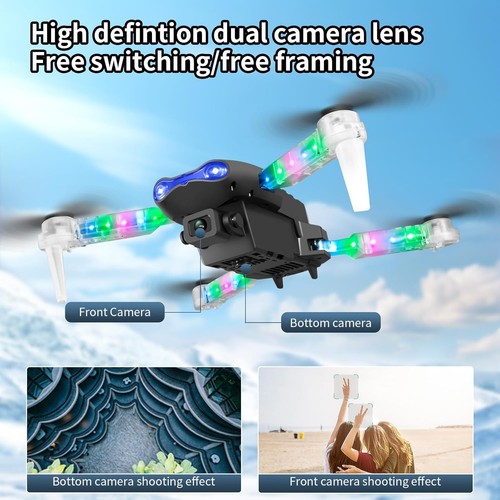 Mini Faltbar WiFi FPV Drohne Mit 1080P FPV Kamera Selfie RC Quadrocopter Drone ~ - Bild 5 von 12