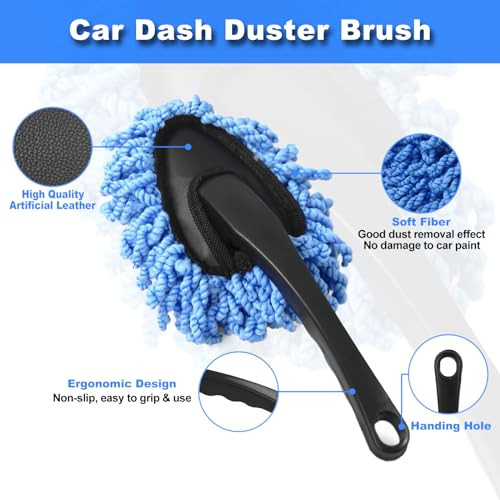 Windshield Cleaner Tool, 15Pcs Car Interior Detailing Kit, Car Cleaning Kit - Picture 6 of 8