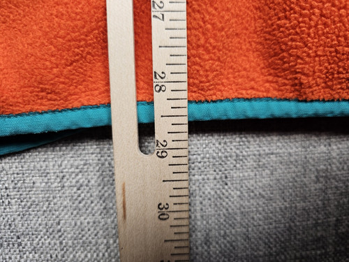 Vintage Patagonia Jacke Herren XL Synchilla Snap-T orange türkis Miami Dolphins - Bild 11 von 12
