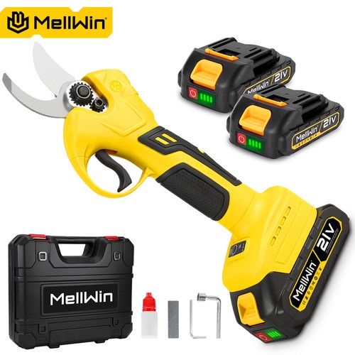 Cesoia per rami a batteria 21V 30mm cesoia elettrica da giardino con 2 cesoie per alberi arbusti a batteria  - Foto 1 di 19