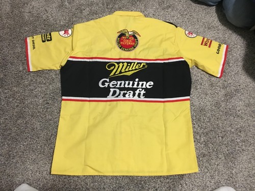 RUSTY WALLACE SIGNIERT MILLER ORIGINAL DRAFT PONTIAC TEAM AUSGESTELLT CREW SHIRT MIT COA - Bild 5 von 12