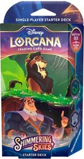 Disney Lorcana TCG Shimmering Skies Emerald & Steel Starter Deck [60 Cards]