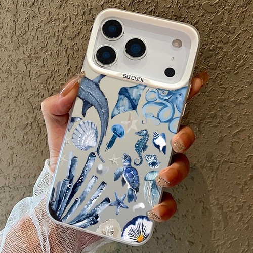 Cute Pattern Case For iPhone 17 Pro Max 16 15 14 13 12 Laser Shockproof Cover - Picture 14 of 17