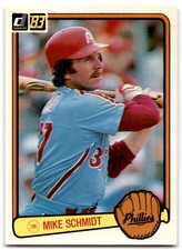 1983 Donruss Mike Schmidt Philadelphia Phillies #168