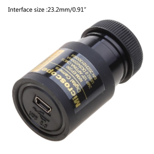 2MP USB Microscope Industrial Camera Eyepiece 23.2mm Adapter for Image Capture - Picture 8 of 8