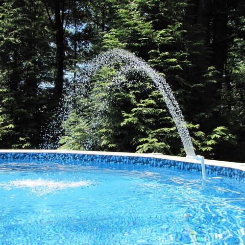 Water Fountain Above Ground Pools Adjustable Spray Sprinkler Waterfall Pool Fun - 第 9/9 張圖片