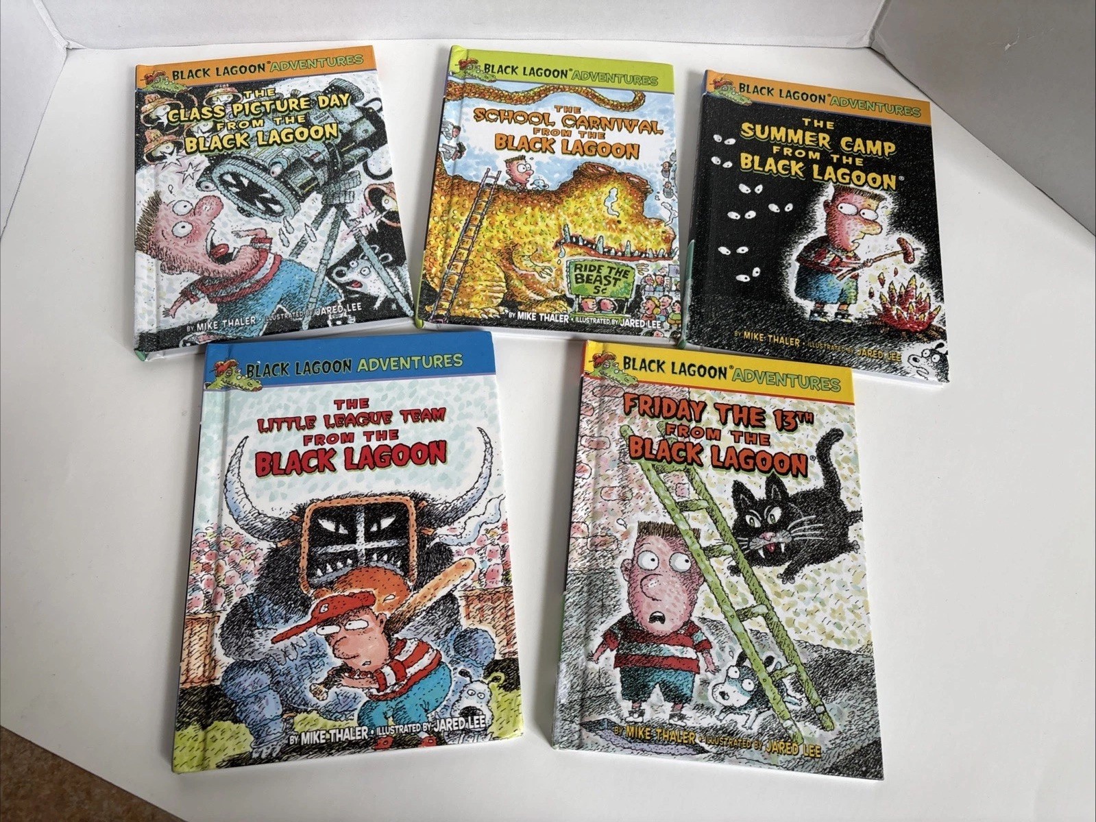 Black Lagoon Adventures Books Mike Thaler Jared Lee RL N Lot Of 6