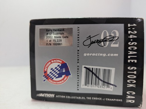 Action Racing Kerry Earnhardt #12 Supercuts 2002 Monte Carlo 1 of 15,228 SIGNED - Picture 3 of 12