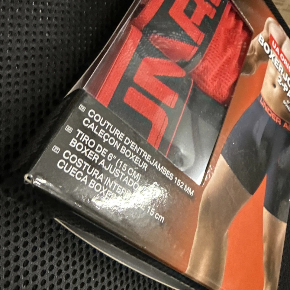 Under Armour Boxerjock 2-Pack Men’s S Black 6" O Series NIB Performance Small - Image 2 of 4