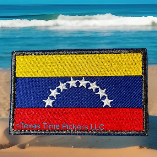 🔥 Venezuelanische Flagge Klett Haken Schleife Moral Patch Venezuela Caracas Engel fällt - Bild 1 von 5