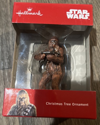 Chewbacca Star Wars Wookiee Punzone Albero Ornamento Calza Stuffer - Foto 1 di 3