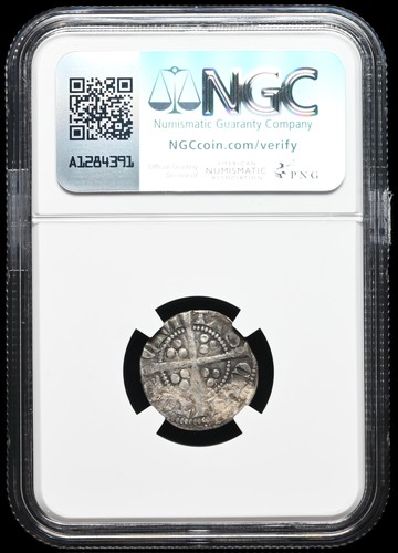 ENGLAND. Edward I Longshanks, 1272-1307. Penny, Canterbury, S-1419, NGC VF - Picture 2 of 2