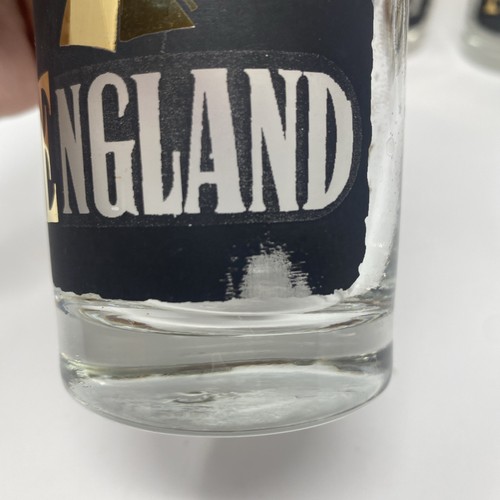 RARE Unique VTG 7-Piece Barware TWA Airlines Destination Highball Drink Glasses - Picture 5 of 13