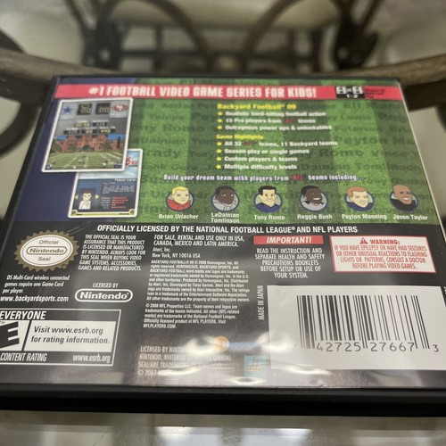 Backyard Football '09 With Tom Brady. NEW!! (Nintendo DS, 2008) - Bild 4 von 5