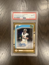 2024 Clearly Donruss Spencer Rattler Autograph Gold #94 - /10 PSA 8 