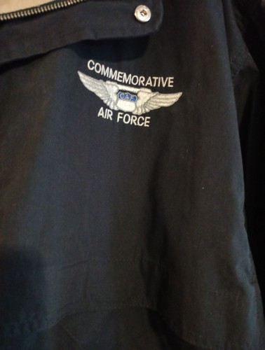 Vintage Conmemorative AIR FORCE windbreaker jacket DEVILS DOG FLIGHT CREWPBJ-1J - Picture 3 of 24