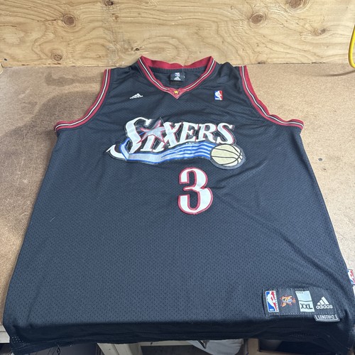 Allen Iverson Philadelphia 76ers Sixers Adidas Jersey NBA Jersey Size XXL