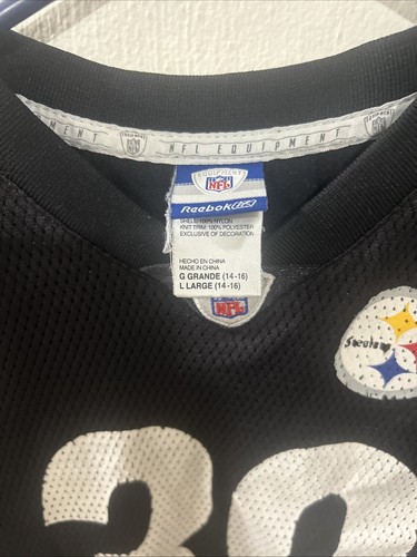 Reebok NFL Equipment #39 Willie Parker Pittsburgh Steelers Trikot - Damen Gr. L - Bild 4 von 4