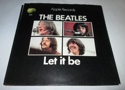 THE BEATLES LET IT BE 45 7" VG+ US  APPLE PICTURE SLEEVE ONLY