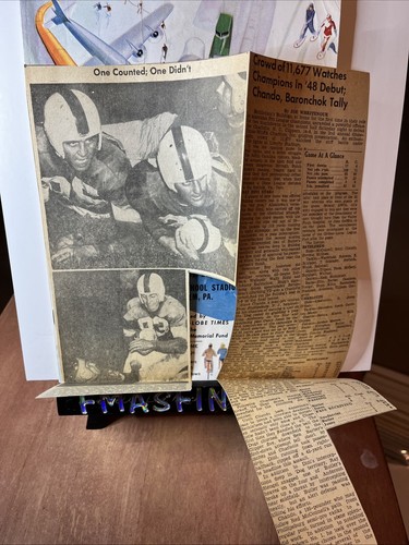 V3 1948 Charlotte Clippers vs BETHLEHEM PA BULLDOGS AFL PRO Football Program - Bild 8 von 8