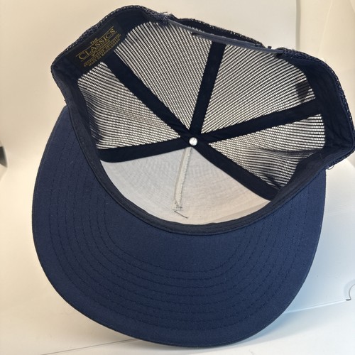 Peers Against Tobacco Texas EE. UU. Azul Marino Yupoong SnapBack Malla Camionero Sombrero - Imagen 6 de 7