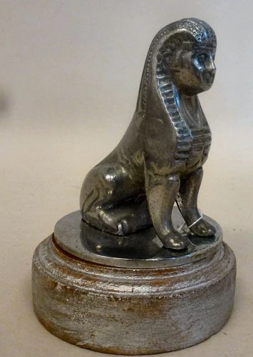 Original 1919-1932 Armstrong Siddeley Cast Metal Sphinx Bonnet Mascot , Art Deco