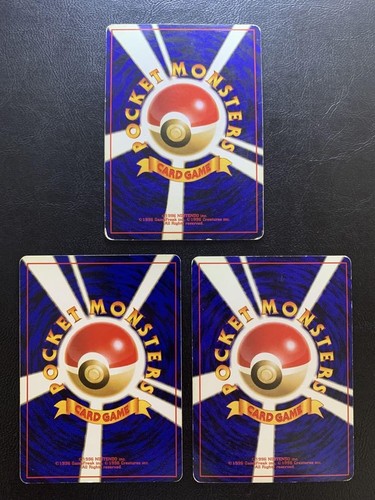 Legendary Three Birds Fuego y Trueno y Congelador Antiguo Juego de Cartas Pokemon Trasero - Imagen 2 de 9