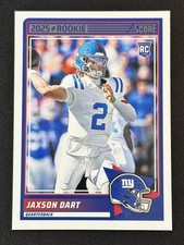 2025 Score - Rookies Jaxson Dart #35 (RC) Giants