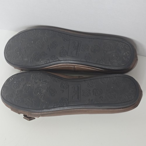 Rocket Dog Women's 9 Ballet Flats Dark Brown Shoes Buckle C348 - Imagen 8 de 9
