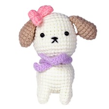 Dog Amigurumi DIY Crochet Kit Wizardi F07N8-M52