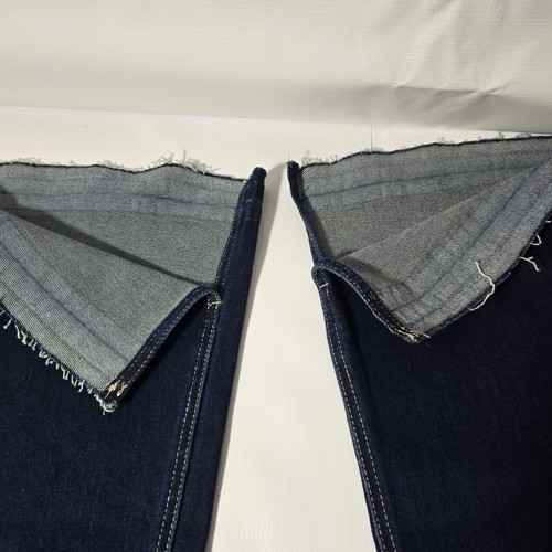 NWT KanCan Blue High Rise Button Fly Flare Raw Hem Jeans Women's 20W - Picture 15 of 15