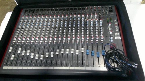 Allen & Heath ZED-24 24 Channel Analog Mixer Console w/ Gator Case (B2456) - Picture 12 of 14