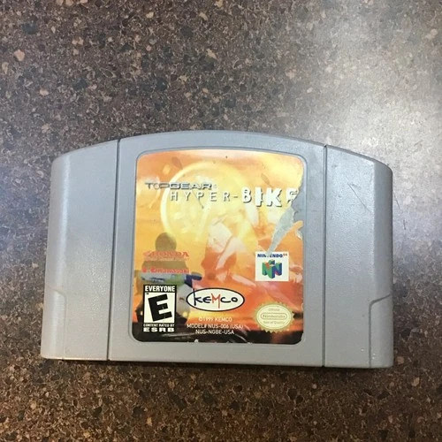 Top Gear Hyper-Bike (Nintendo 64) N64 Game Cartridge - AUTHENTIC + TESTED