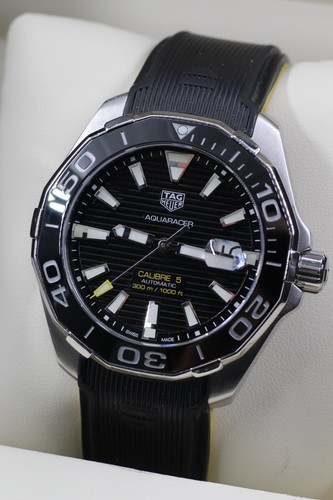 TAG Heuer Aquaracer Men's Black Watch - WAY201A.BA0927 - Picture 1 of 13