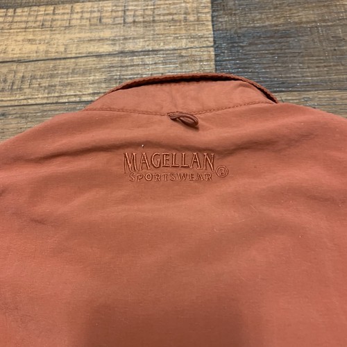 Magellan Sportswear Button-Up Shirt Fishing peach/Burnt Brick color Men Size L - Picture 8 of 10