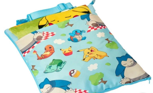 NUEVO Juego de Manta de Picnic y Toalla de Playa Pokemon Exterior Cierre de Cremallera Lavable Regalo - Imagen 3 de 7