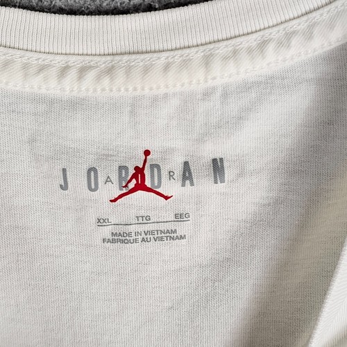 Nike Air Jordan T-Shirt Herren 2XL weiß Jumpman Flight Rundhals DQ7364-133 - Bild 7 von 11