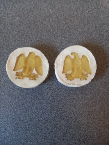 LOT 2 MOULES AIGLES NAPOLEON EN SILICONE + 2 AIGLES RESINE POUR REPRO MILITARIA - Foto 6 di 8
