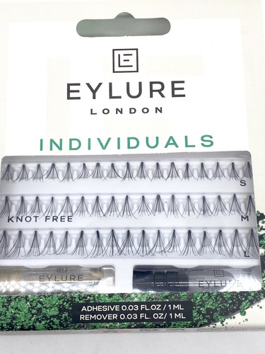 Eylure Individual Lashes Black Combo Short Medium Long Glue Remover Bundle - Picture 3 of 7