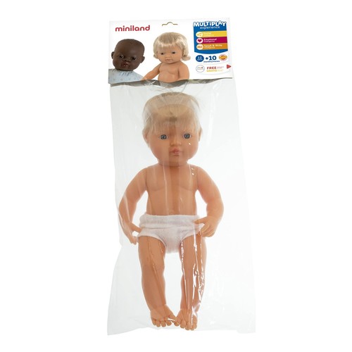 Corporation Baby Doll Caucasian Girl with Hearing Aid 15'', Poly-Bagged, Multi - Imagen 2 de 5