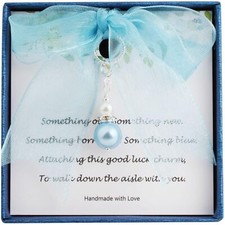 Something Blue for Bride to Be Wedding Gift Bouquet Charm Bridal Shower Gift ...