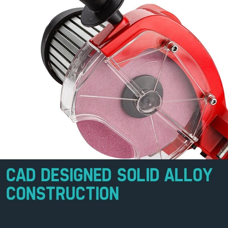 Afilador y amoladora de motosierra eléctrica comercial NNEMB 350W 3000RPM - Sonrisa adicional Foto 3 de 4