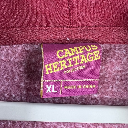 Arkansas Razorbacks Hoodie WOMENS XL Pullover Sweatshirt Crimson Red Hooded Hogs - Picture 4 of 8