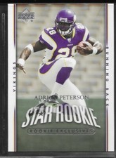 2007 Upper Deck Star Rookie Adrian Peterson Vikings