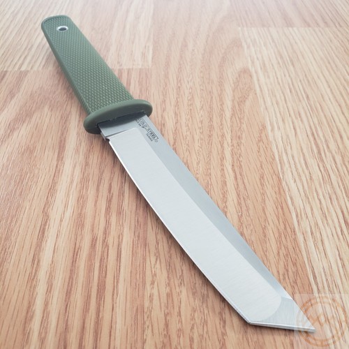Cold Steel Kobun Fixed Knife 5.50" AUS-8A Stainless Blade Green Kray-Ex Handle - Picture 6 of 21
