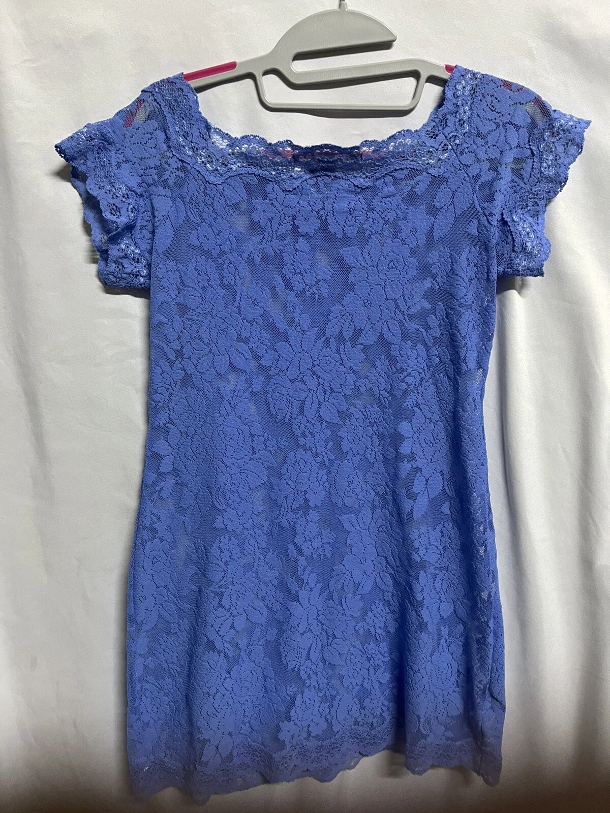 UNDERCOVER Victoria's Secret Mini Abito Vintage Pizzo Taglia L Lingerie