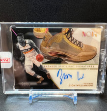 2020 Noir Zion Williamson Sneaker Spotlight Auto 74/99 - Pelicans