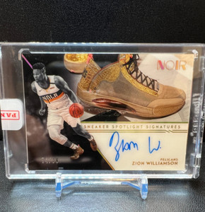 2020 Noir Zion Williamson Sneaker Spotlight Auto 74/99 - Pelicans