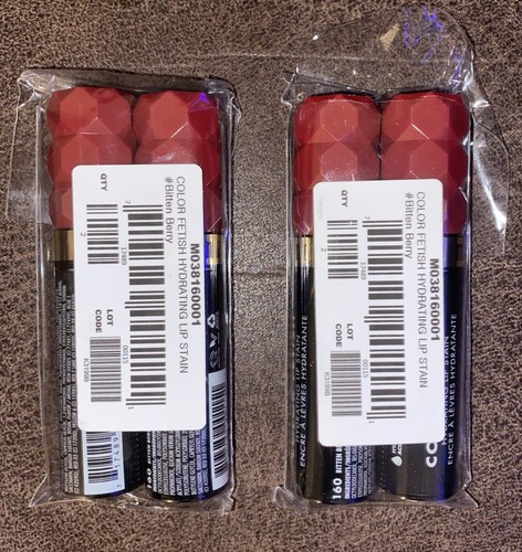 Lot of 4 Milani #Bitten Berry Color Fetish Hydrating Lip Stain 0.17fl.oz New - Picture 2 of 7