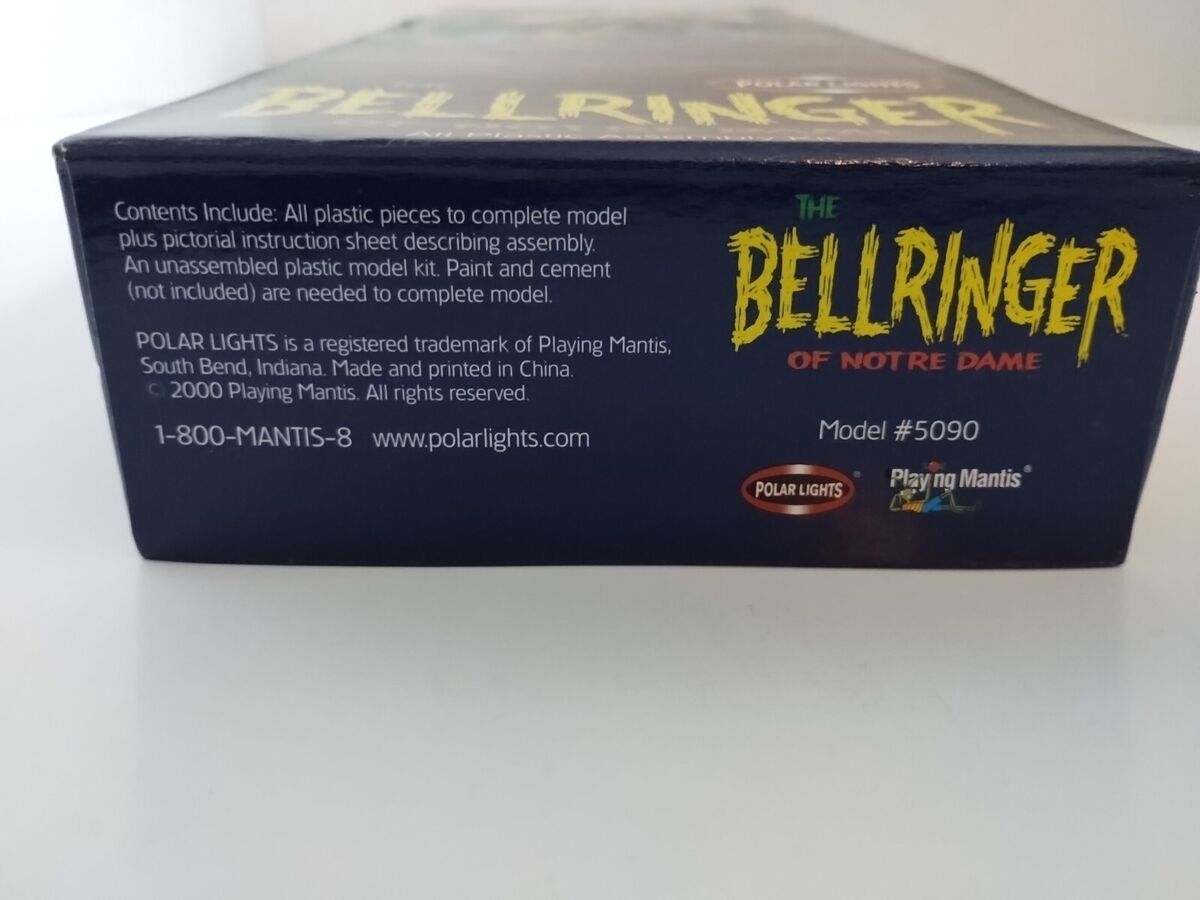 Polar Lights, Bellringer Of Notre Dame Model Kit 5090 New Factory Sealed Pieces Polar Lights, Bellringer Of Notre Dame Model Kit 5090 New Factory Sealed Pieces